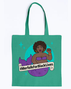#MerfolkForBlackLives Mermaid Tote