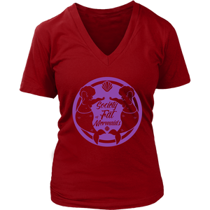 SOFM Signature Purple Premium Women's V-Neck